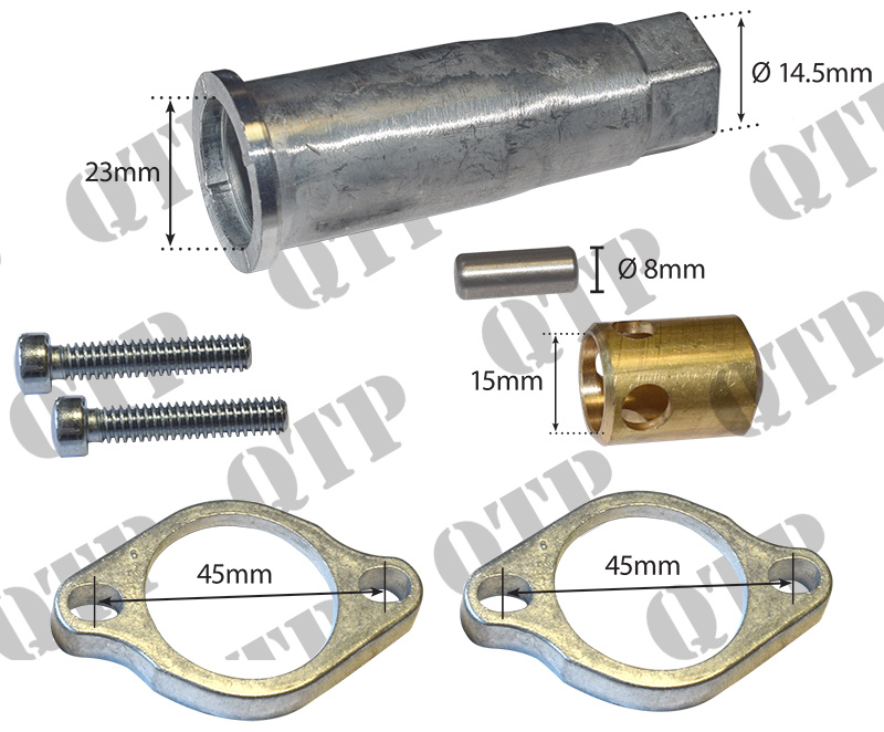 Cable Fitting Kit - Spade Spool - Male