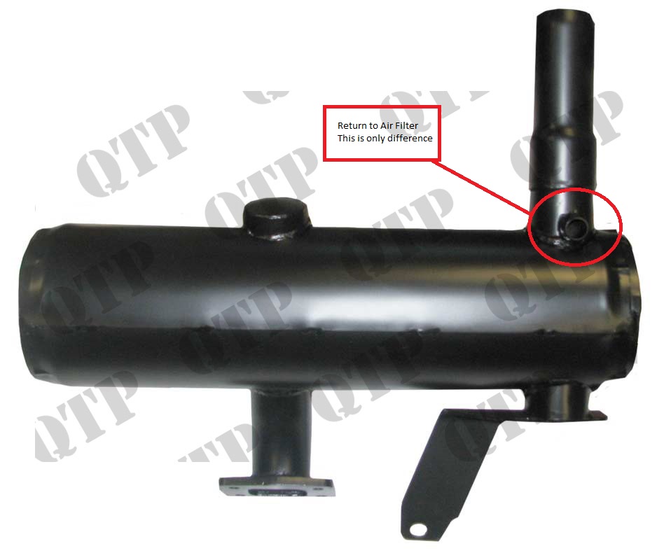Exhaust Box Ford 5640 - 6640 Year 91-98