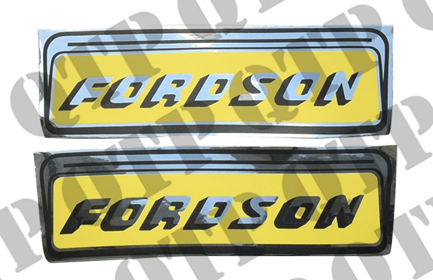 Decal Fordson Yellow and Silver