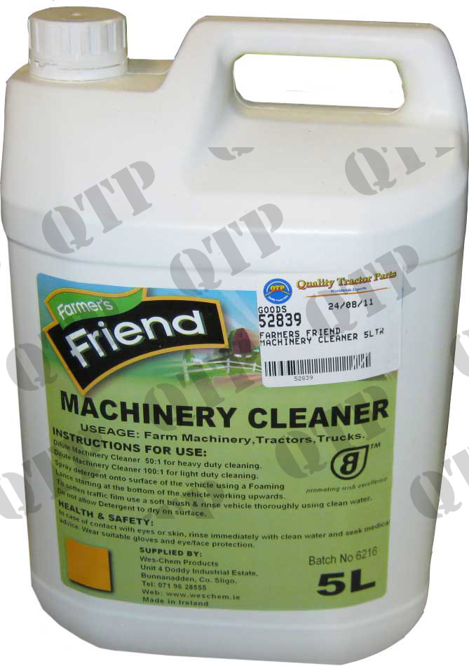 Farmers Friend Machinery Cleaner 5ltr