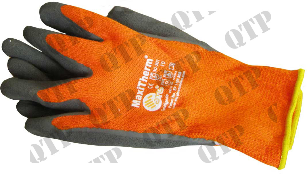 Gloves Maxitherm Orange Size 10