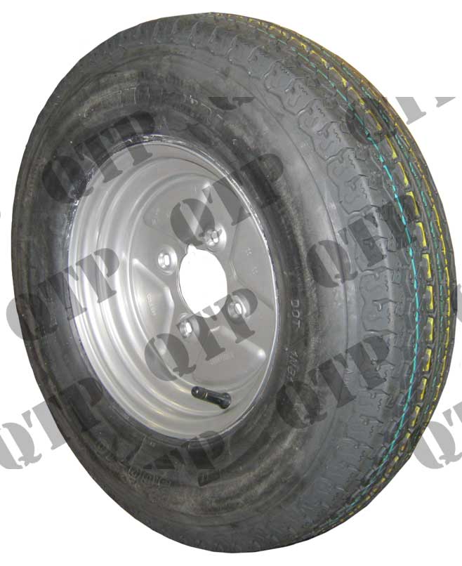 Wheel Rim Complete c/w Tyre 145 X 10