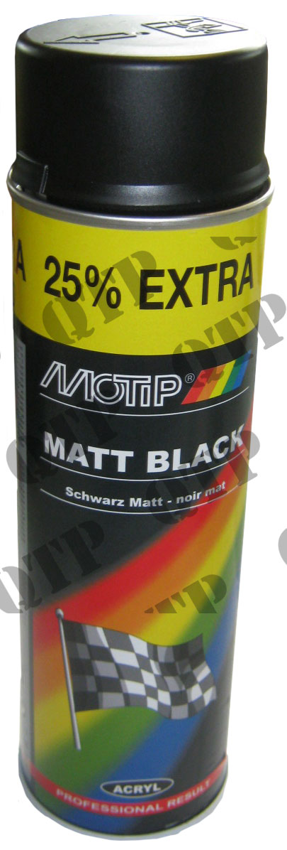 Paint Spray Can Matt Black Wheel Spray 500ml