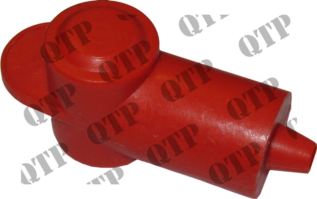 Rubber Cover Angled Red Small