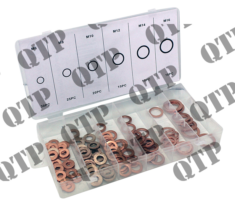 Washer Copper Metric Kit 110pcs