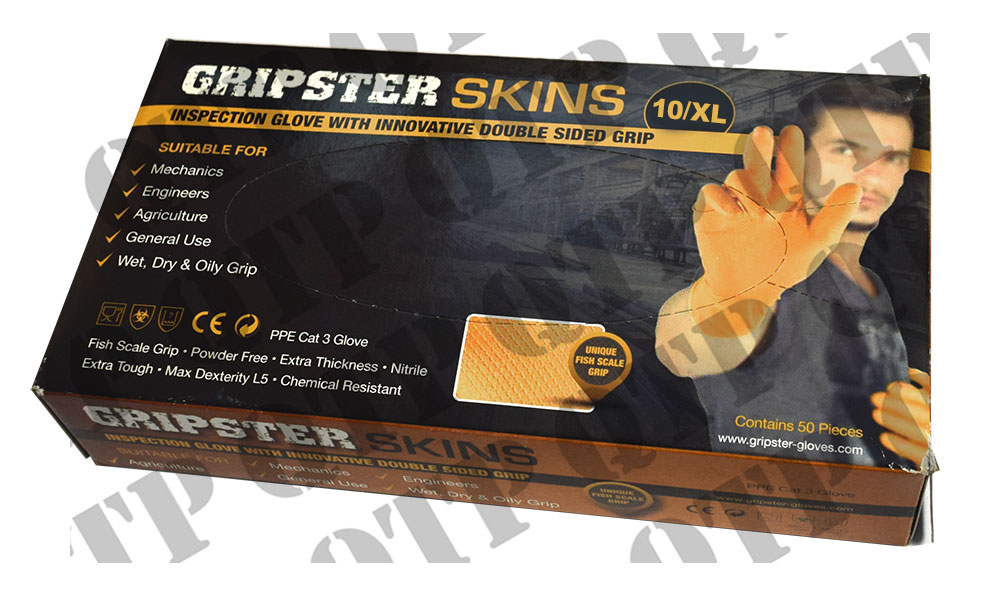 Gripster Skin Glove XL Box Of 50 S/10