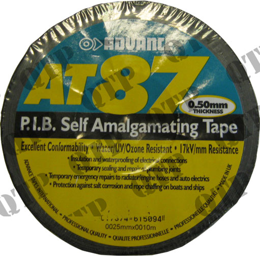 Amalgamating Tape Black 0.25mm Thickness