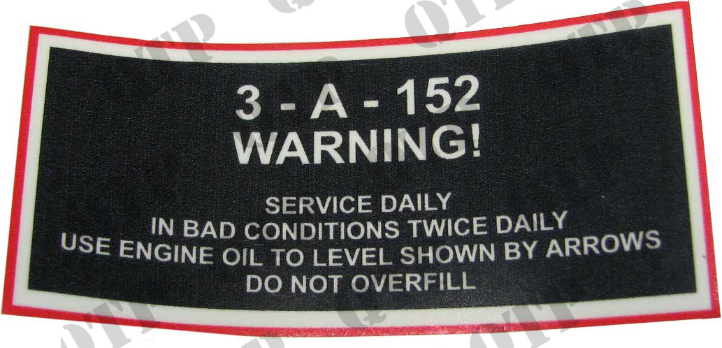 Decal 35 A152 - Service Daily